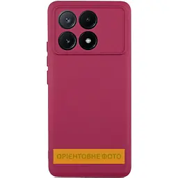 Чохол TPU GETMAN Liquid Silk Full Camera для Motorola Moto G15 4G / G15 Power / G17 / G17 Power Бордовий / Marsala