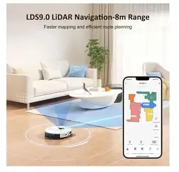 Робот-пилосос миючий Lubluelu SL60D білий - мініатюра 5