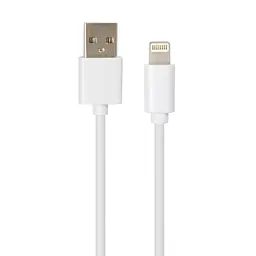 Дата кабель USB 2.0 AM to Lightning PVC 1m white Vinga (VCPDCL1W) - мініатюра 2