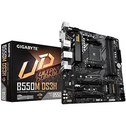 Материнська плата Gigabyte B550M DS3H Socket AM4 - мініатюра 2