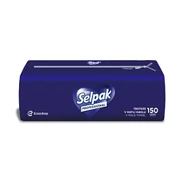 Паперові рушники Selpak Professional Premium V-складання 2 шари 150 шт. (8590530066021) - мініатюра 2