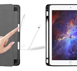Чохол для планшета Apple iPad 9.7" 2017 / 2018 (A1822, A1823, A1893, A1954) Stylus TPU Black - мініатюра 3