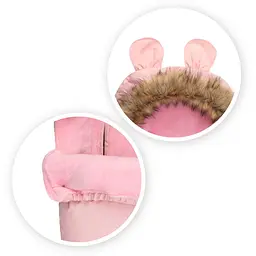 Зимовий конверт MoMi Sleeping bag pink рожевий - мініатюра 8
