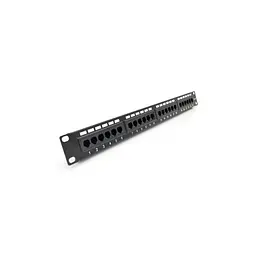 Патч-панель 19" Pipo 24xRJ-45 UTP cat.5e 1U (PP245191U) - мініатюра 2