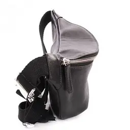 Жіноча шкіряна сумка-бананка GRANDE PELLE 11×26×7 см sum0026373 - мініатюра 4