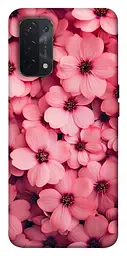Чохол Demsky Pink flowers для Oppo A54 4G