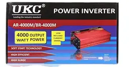 Інвертор перетворювач напруги UKC AR-4000M BR-4000M AC/DC 12V-220V 4000W - мініатюра 5