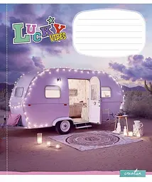 Зошит загальний Школярик Star Lucky Girl у клітинку 24 аркушів 25 шт. (024-3360K) - мініатюра 3