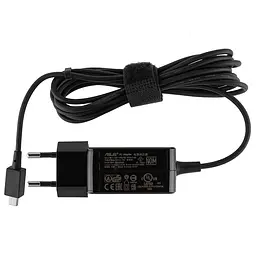 Блок живлення для ноутбука Asus 19V, 33W, для Asus Eee Book X205TA, F205TA, special USB connector, квадратний, black (З ВИЛКОЮ!)