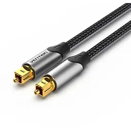 Кабель мультимедійний Optical Toslink 1.0m gray Vention (BAVHF)