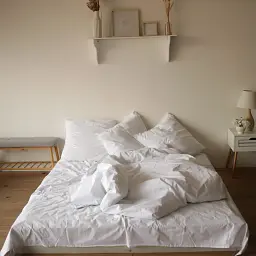 Комплект постільної білизни Євро розмір 200 x 220 см Кретон White sun Білий