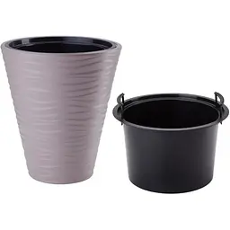 Горщик для квітів Form-Plastic Sahara-40 32 л бежевий (2722-051)