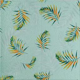 Панель стінова Sticker Wall 3D 680х670х4мм папороть на світло-зеленому фоні D SW-00001984