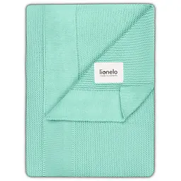 Ковдра Lionelo Bamboo Blanket Green Mint 100х75 см (LO-BAMBOO BLANKET GREEN MINT) - мініатюра 2