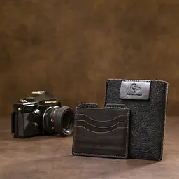 Шкіряний картхолдер GRANDE PELLE 10х8 см acs0018811 - мініатюра 8
