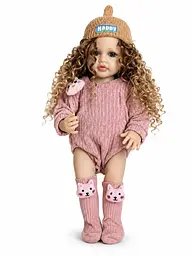 Реалістична Кукла Реборн 55 см повністю вінілова Doll Reborn Baby К0100506