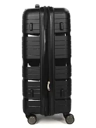 Валіза середня M поліпропілен Worldline Airtex 283 66×44×28см 80л Чорний - мініатюра 7