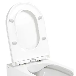 Унітаз підвісний Qtap Scorpio Ultra Quiet сидіння Slim Duroplast/ Soft-close/ Quick relase QT1433053EUQW - мініатюра 7