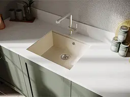 Кухонна мийка Miraggio LAGOON 540 jasmine (0001139) Граніт, Під стільницю/Врізна, Жасмин - мініатюра 5