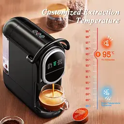 Автоматична Капсульна Кавомашина 4-в-1 CAFELFFE 19 BAR (Dolce Gusto, Nespresso, ESE Pods і Молота Кава) - мініатюра 11