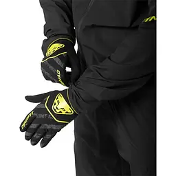 Рукавички Dynafit Trail Reflective Gloves S Чорний-Жовтий - мініатюра 2