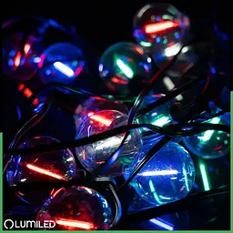 Сонячна RGB гірлянда Lumiled Eremi 20 лампочок, 10.6 м, RGB+теплий білий, пульт ДУ - мініатюра 7