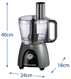 Кухонний комбайн 27111-56 Matte Charcoal Food Processor Russell Hobbs teh0026713 - мініатюра 4