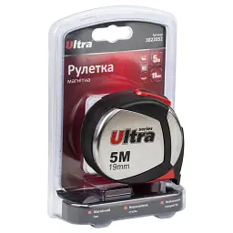 Рулетка магнітна, нейлонове покриття 5м×19мм ULTRA (3822052) - мініатюра 4
