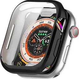 Чохол-накладка DK для Apple Watch 42mm (Series 10) Silicone Face Case (black)