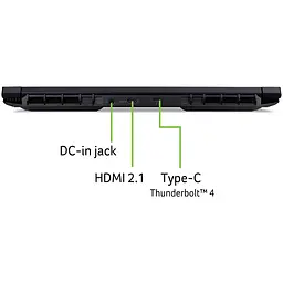 Ноутбук Acer Ігровий Nitro V 16 ANV16-71 i5-14450HX la 48GHz,16'',IPS,16GB DDR5,512GB,RTX 4060 8GB,No - мініатюра 14