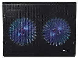 Підставка для ноутбука Azul до 17.3 2xUSB-A BLUE LED чорний Trust teh0014365