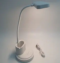 LED-лампа настільна акумуляторна гнучка сенсорна світлодіодна з підставкою для телефону тепле, нейтральне та холодне світло WinBoss 1309 - мініатюра 3