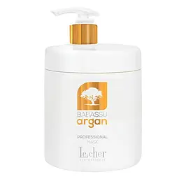 Професійна маска для волосся арганова з маслом Бабасу Babassu Argan Le Cher, 1000 мл