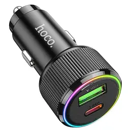 АЗП Hoco NZ14A Guerrero PD20W+QC3.0 (1C1A) Black - мініатюра 7