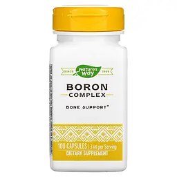 Вітаміни та мінерали Nature's Way Boron Complex, 100 капсул
