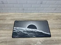 Великий килимок для мишки WorkPlaceShop ART Схід сонця мінімалізм 600 x 300 мм