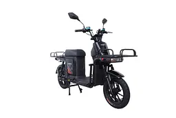 Електроскутер Вантажний з двома великими багажниками Crosser SUPER MAX 1200W | 60V30AH Li-Fe | USB зарядка Чорний