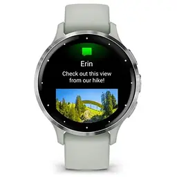 Смарт-годинник Garmin Venu 3s Silver Stainless Steel Bezel with Sage Gray Case and Silicone Band (010-02785-51) - мініатюра 4