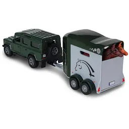 Ігровий набір TechnoDrive Land Rover з причіпом і фігурками коней (520460.270) - мініатюра 7