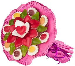 Цукерки Raindrops Gummy Flower Bouquet Мармеладний букет рожевий 145 г