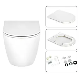 Набір Qtap Nest 4 в 1 підвісний унітаз Scorpio Ultra Quiet 520x365x365 + комплект інсталяції QT1433053EUQW45169 - мініатюра 7