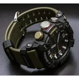Стильні полімерні чоловічі наручні годинники Casio оригінал Японія G-Shock GG-B100-1A3ER з полімерним ремінцем - мініатюра 5