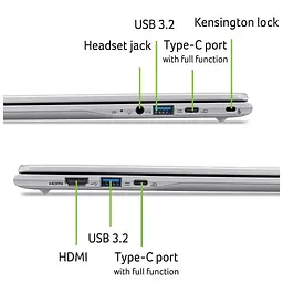 Ноутбук Acer Chromebook CB315-7H (NX.JUVEU.001) - мініатюра 2