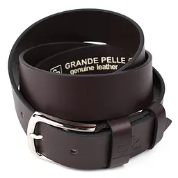 Ремінь шкіряний Grande Pelle 120х4 см acs0029220 - мініатюра 3
