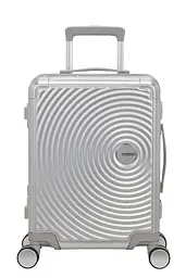 Валіза 55 См American Tourister SOUNDBOX ALU SILVER 55x40x23 MI3*25001