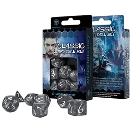 Набір кубиків Classic RPG Smoky & white Dice Set , 7 шт. (SCLE11)