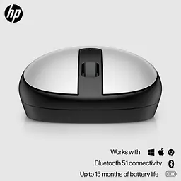 Мишка HP 240 Bluetooth Silver (43N04AA) - мініатюра 2