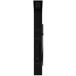 Душова панель Corsan Kaskada black LED з термостатом A014TBLLED, Чорний матовий - мініатюра 2