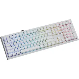 Клавіатура Ducky One X Wireless White UA (DKON2408AST3-DAUSPDOECL2WW1) - мініатюра 2