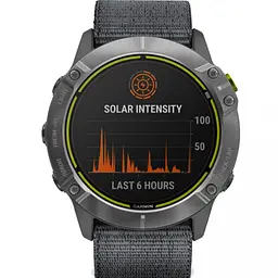 Смарт-годинник Garmin Enduro Steel with Gray UltraFit Nylon Strap (010-02408-00/10) - мініатюра 8